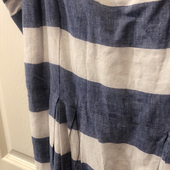 Loft blue and white striped dress - Picture 2 of 5